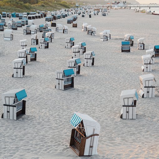 Strandkörbe Ahlbeck | © Konrad Langer