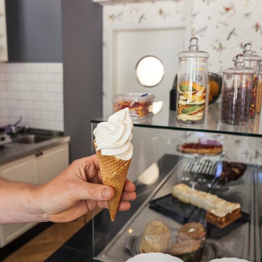 Strandcafé Ahlbeck ice cream | © Liz Bernatzek